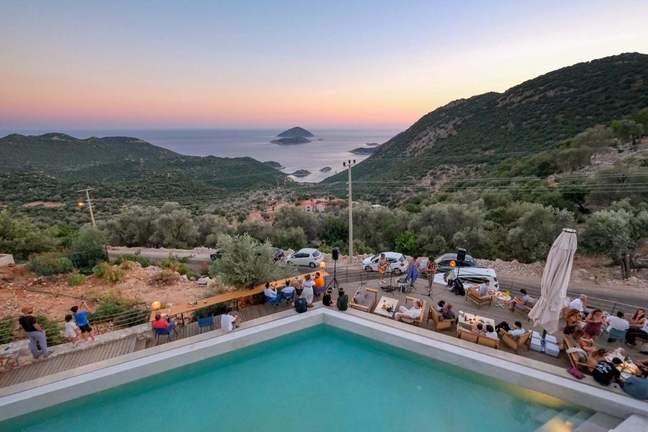 14 Premium Villas With Openair Restaurant&Tennis Court In Nature - Notos Club Kaş Exterior foto